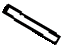 Toyota 17308-20050 Hose Sub-Assembly, Vacuum(For Idle-Up)