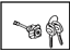Toyota SU003-04766 Lock Cylinder, Driver Side