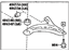 Toyota SU003-08016 Arm Assembly, Front Suspension, Lower Passenger Side