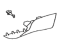 Toyota SU003-06711 Upper Cover Clip