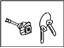 Toyota SU003-04765 Lock Cylinder, Driver Side