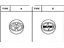 Toyota SU003-00797 Ornament Sub-Assembly, Wheel Hub, Center