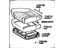 Toyota 71410-1B310-03 Cushion Assembly, Front Seat, Passenger Side