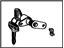 Toyota 69051-14070 Cylinder & Key Set, Door Lock, Passenger Side