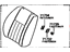 Toyota 71074-14340-02 Cover, Front Seat Back, Driver Side(For Separate Type)