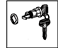 Toyota 69055-19415 Cylinder & Key Set, Luggage Lock
