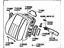Toyota 71440-1B220-01 Back Assembly, Front Seat, Driver Side(For Separate Type)