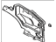 Toyota 64730-14050-04 Panel Assembly, Deck Side Trim, Passenger Side