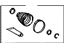 Toyota 04437-21030 Boot Kit, Rear Drive Shaft, Inboard Joint, Passenger Side