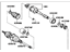 Toyota 43410-28050 Shaft Assembly, Front Drive, Passenger Side