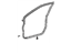 Toyota 67861-48020 Weatherstrip, Front Door, Passenger Side