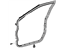 Toyota 67862-48020 Weatherstrip, Front Door, Driver Side