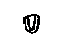 Toyota 73233-33010-B2 Anchor Cover, Outer