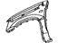 Toyota 53801-48070 Fender, Front Passenger Side