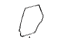 Toyota 67871-03010 Weatherstrip, Rear Door, Passenger Side