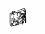 Toyota 81565-03020 Socket Plate, Driver Side