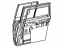 Toyota 67004-90A15 Door Shell, Driver Side