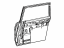 Toyota 67113-90A01 Panel, Rear Door, Outer Passenger Side