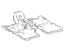 Toyota 58563-0E041 Silencer, Front Floor
