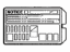 Toyota 82683-0E010 Label, Fuse Block Notice, Driver Side