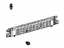 Toyota 74865-0E040-C0 Cover, Center Protector