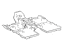 Toyota 58563-0E040 Silencer, Front Floor