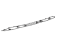 Toyota 52405-42010-B0 Guard Sub-Assembly, Rear Bumper, Silver