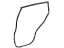 Toyota 67872-42070 Weatherstrip, Rear Door, Driver Side