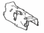 Toyota 58435-42030 Silencer, Front Floor, Center