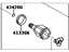 Toyota 43040-28040 Joint Assembly, Front Drive Inboard, Driver Side