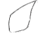 Toyota 67862-42090 Weatherstrip, Front Door, Driver Side
