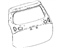 Toyota 67005-42511 Panel Sub-Assembly, Back Door