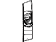 Toyota 73024-33030-B1 Plate Sub-Assembly, Front Shoulder Belt Anchor, Driver Side