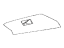 Toyota 74272-42030-C0 Panel, Rear Door Armrest Base, Upper Driver Side