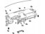 Toyota 55401-42010-20 Pad Sub-Assembly, Instrument Panel Safety