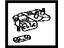 Toyota 68820-0E040 Hinge Assembly, Back Door, Driver Side