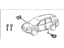 Toyota 69005-0E070 Cylinder Set, Lock