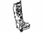 Toyota 61109-10080 Reinforcement Sub-Assembly, Front Pillar, Lower Driver Side