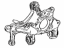 Toyota 42304-F4030 Carrier Sub-Assembly, Rear Axle, Passenger Side