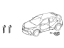 Toyota 89704-10060 Cylinder Set, Lock