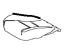 Toyota 71511-0R060 Pad, Front Seat Cushion, Passenger Side(For Separate Type)