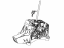 Toyota 33550-0R040 Gear Shift Assembly