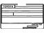 Toyota 11298-21090 Emission Label