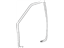 Toyota 62312-52010-B0 Weatherstrip, Gray, Driver Side