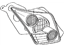 Toyota 81561-52361 Lens & Body, Rear Combination Lamp, Driver Side