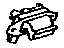 Toyota 69023-13020 Release Handle, Rear