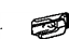 Toyota 69205-60030-03 Handle, Inside, Passenger Side