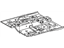 Toyota 58111-52906 Front Floor Pan
