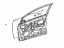 Toyota 67002-47162 Door Shell, Driver Side