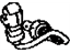 Toyota 89465-14120 Oxygen Sensor, Front